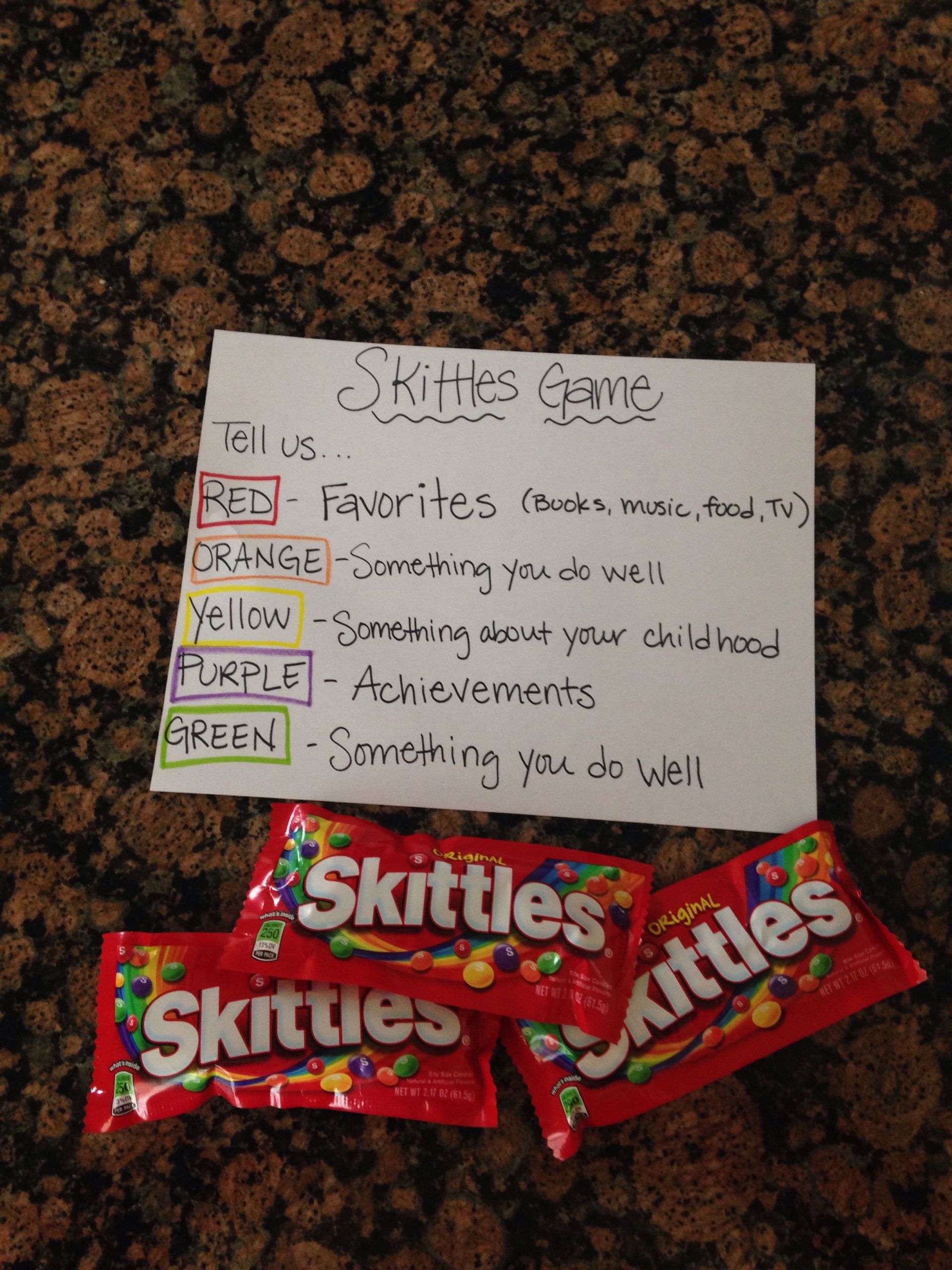 Games For Girls Birthday Party
 Skittle Game idea