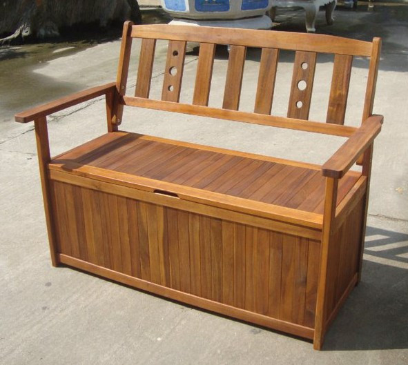 Garden Bench Storage
 Garden Storage Bench Box Wood Outdoor Patio Furniture FSC