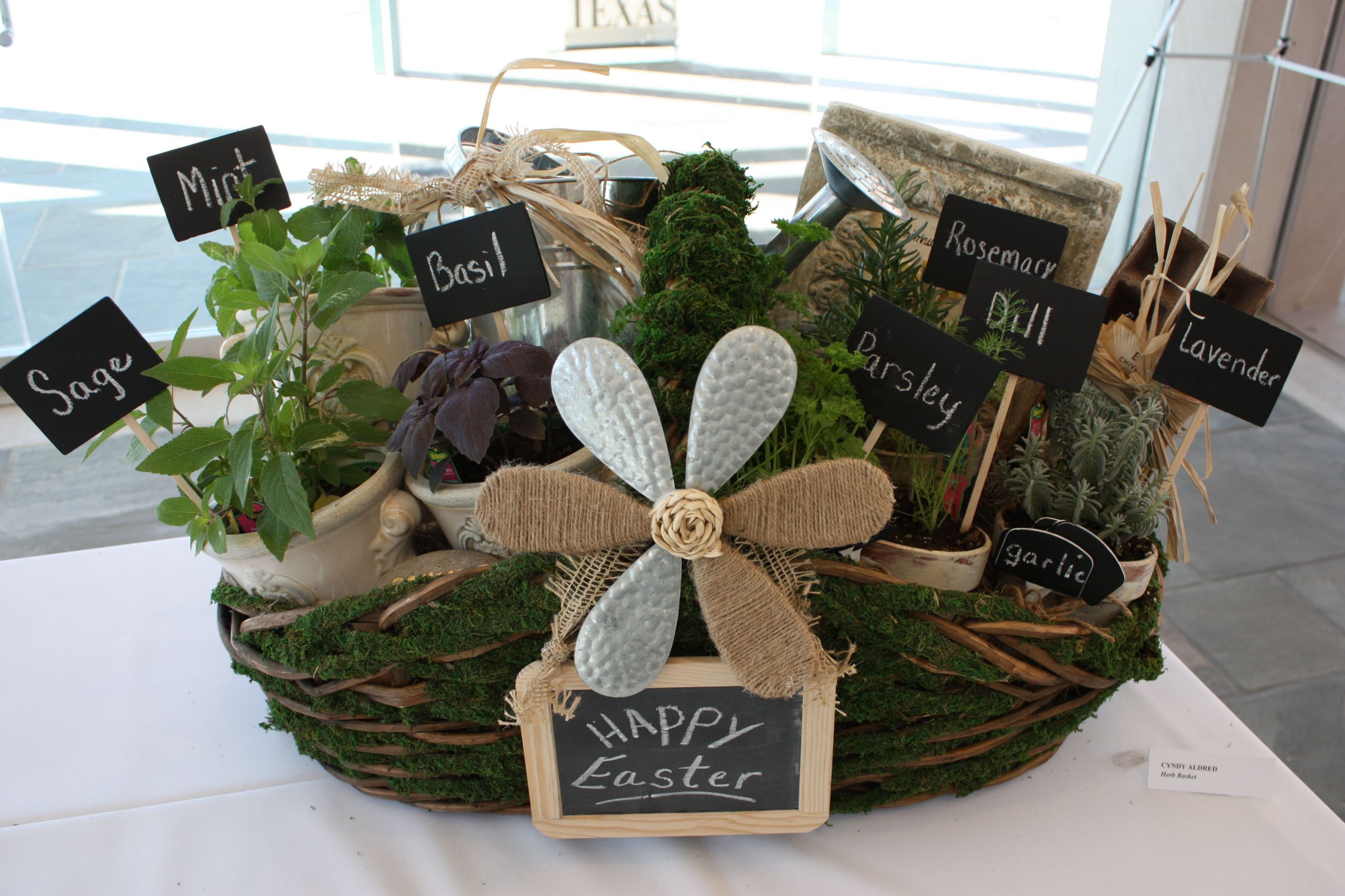 Garden Gift Baskets Ideas
 Herb Filled Moss Basket DIY Gift Idea