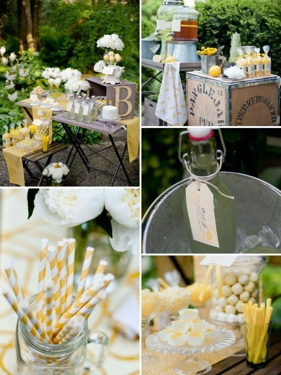 Garden Party Food And Drink Ideas
 1000 images about Lemonade bar on Pinterest
