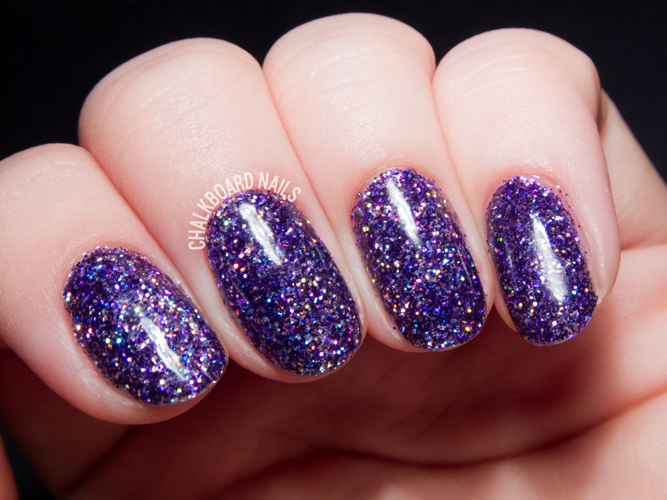 Gel Nails With Glitter
 June 2015 Chalkboard Nails