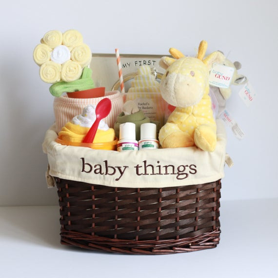 Gender Neutral Baby Shower Gift Ideas
 Gender Neutral Baby Gift Basket Baby Shower Gift Unique Baby