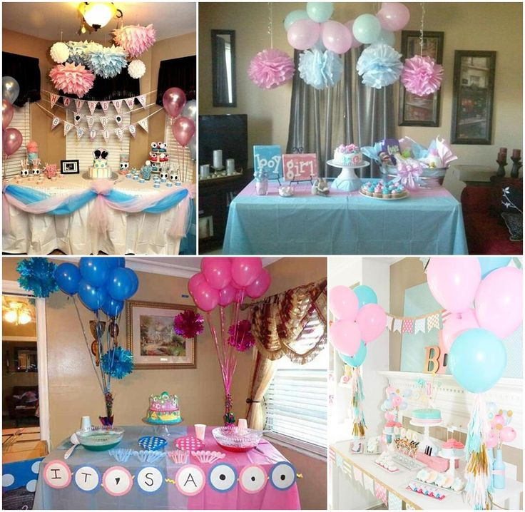 Gender Party Decoration Ideas
 Baby Shower Gender Reveal Party Ideas crafts