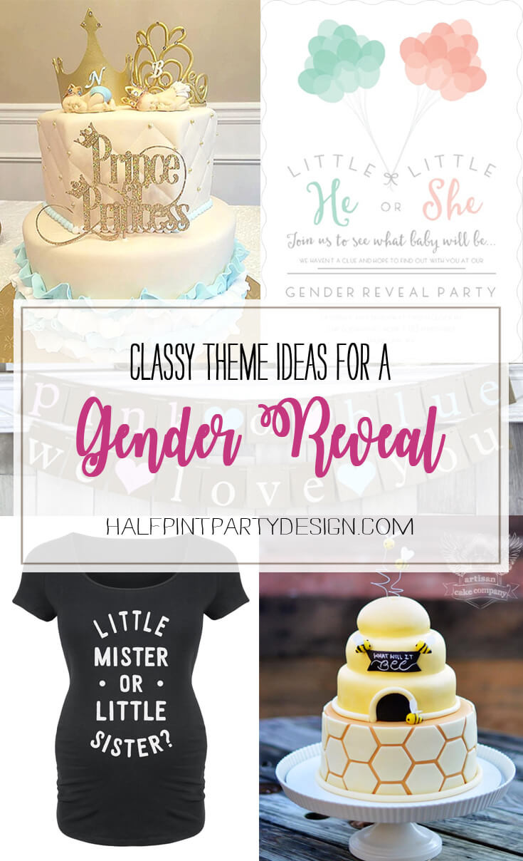 Gender Reveal Party Ideas Blog
 7 Classy Gender Reveal Party Themes Halfpint Party Design
