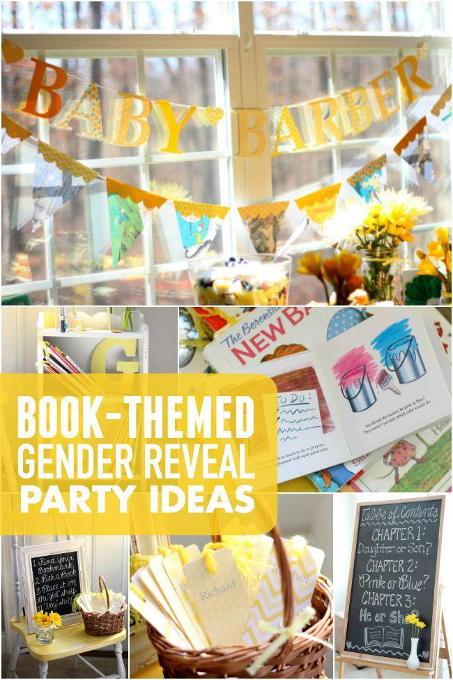 Gender Reveal Party Ideas Blog
 A Book Themed Gender Reveal Party Spaceships and Laser Beams