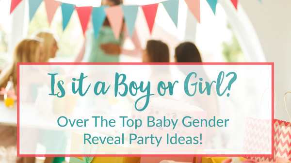 Gender Reveal Party Ideas Blog
 Is it a Boy or Girl Over The Top Baby Gender Reveal Party