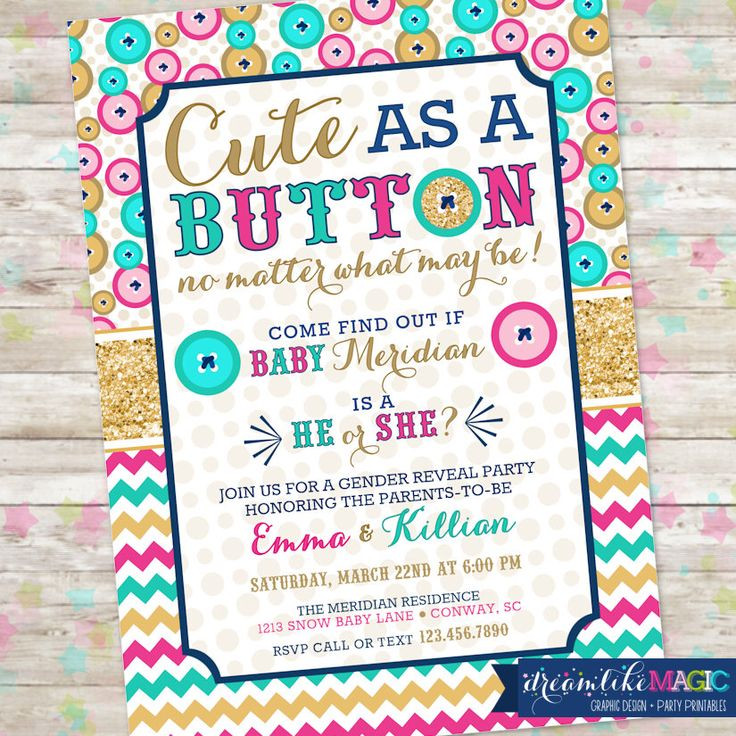 Gender Reveal Party Invitation Ideas
 17 Best images about Gender Reveal Invites on Pinterest