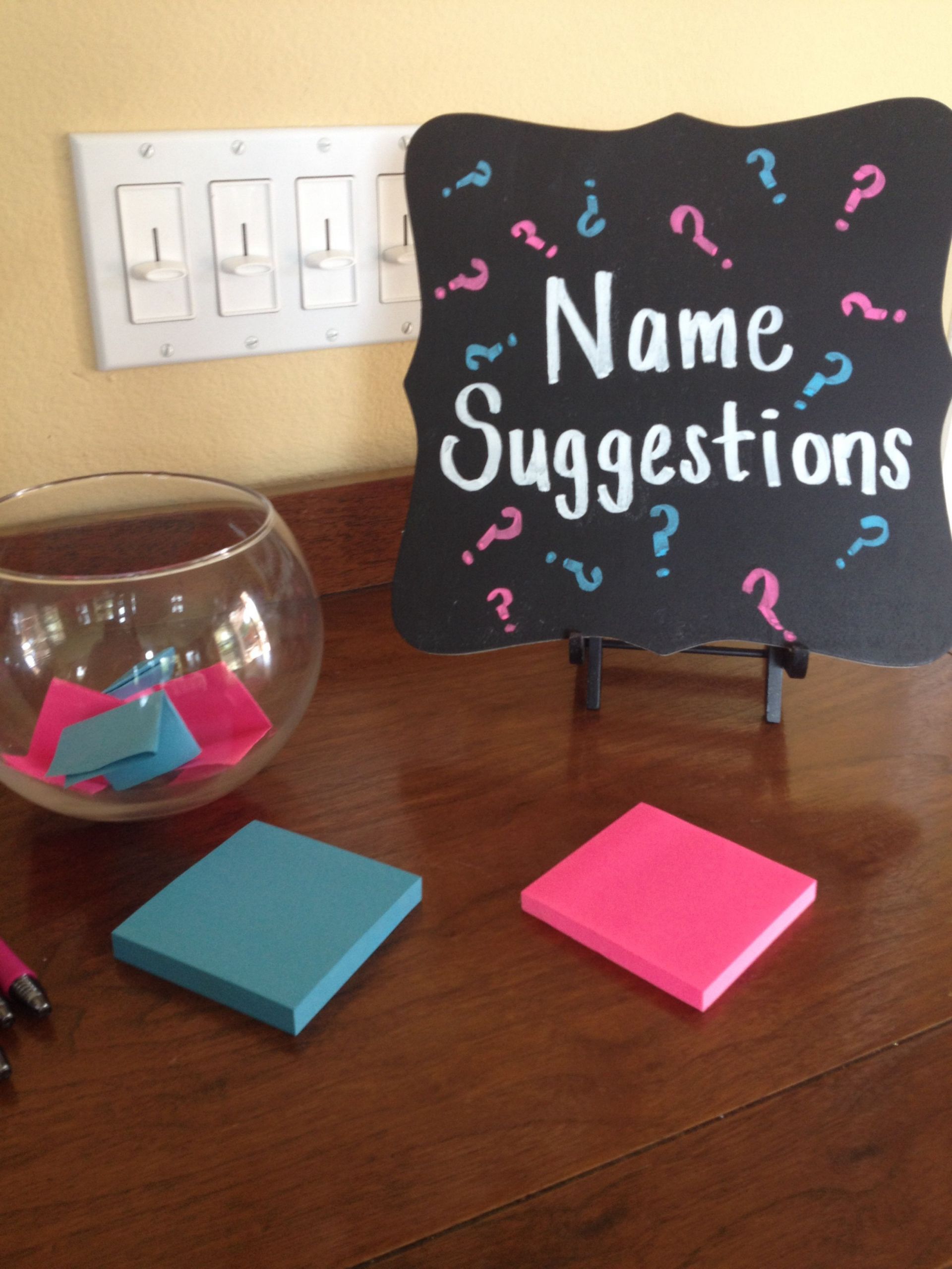 Gender Review Party Ideas
 Gender reveal party Name suggestions for a baby boy or