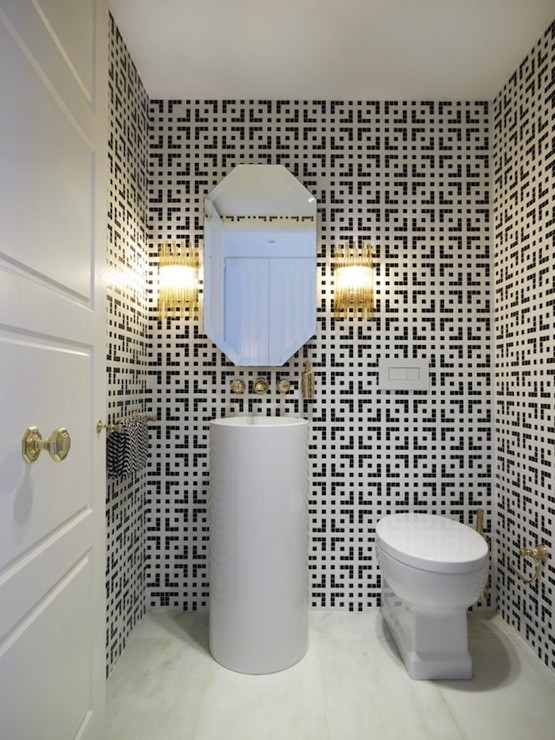 Geometric Bathroom Tiles
 Geometric Bathroom Tiles Contemporary bathroom Greg