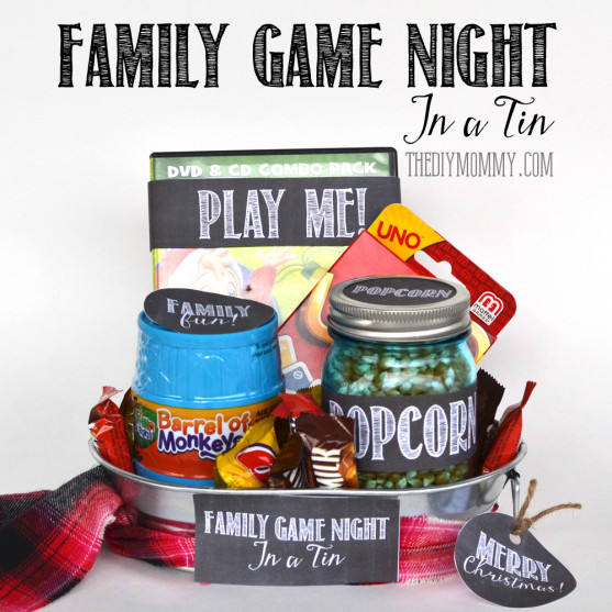 Gift Basket Ideas Families
 A Gift In A Tin Family Game Night In A Tin