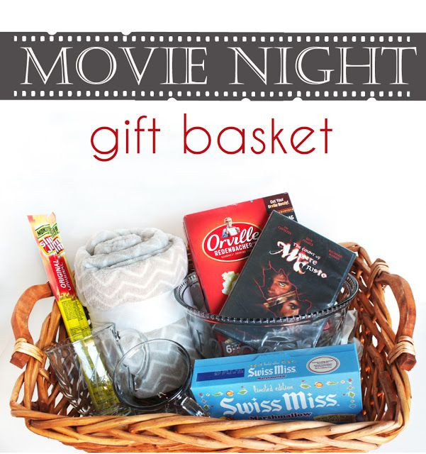 Gift Baskets For Couples Ideas
 Hot Chocolate and Popcorn Movie Night Gift Basket