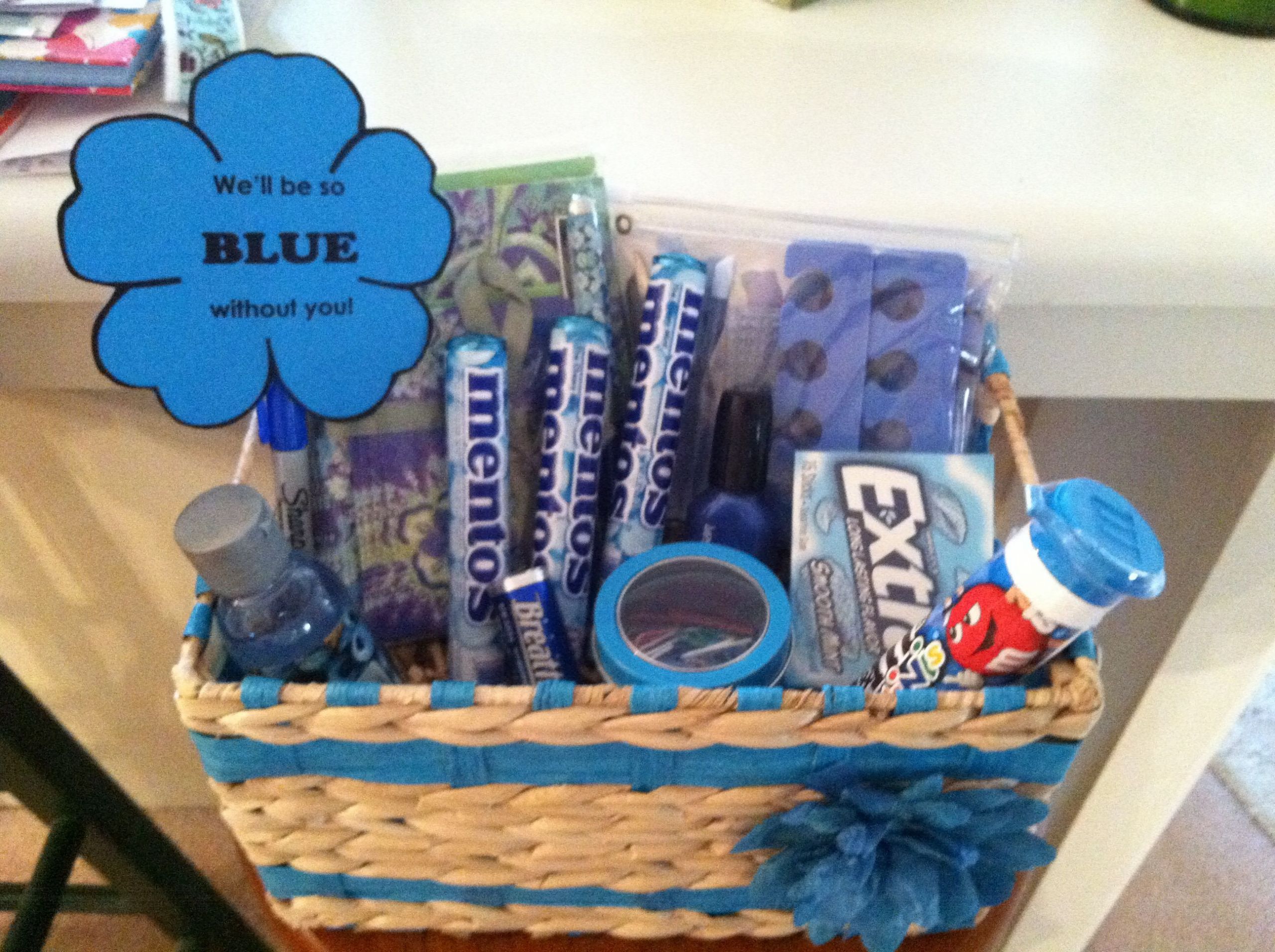 Gift Baskets For Coworkers Ideas
 Farewell t for a coworker or neighbor