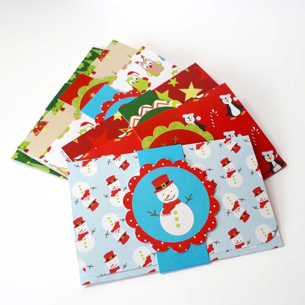 Gift Cards For Kids
 Kids Christmas Holiday Gift Card or Money Holders
