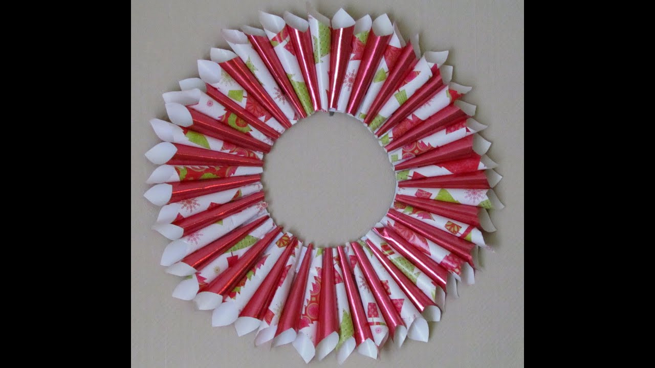 Gift Craft Ideas
 DIY Christmas Wreath Holiday Gift Wrap Wreath Arts & Craft