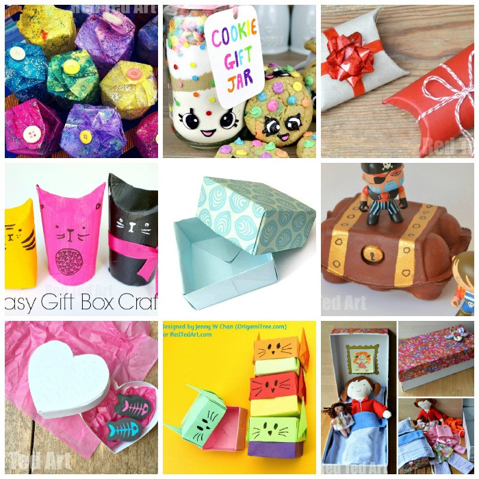 Gift Craft Ideas
 Over 15 Quirky Gift Box ideas for kids to make and enjoy