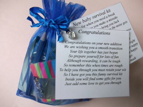 Gift For New Dad Of Baby Girl
 New Dad Survival Kit Gift Card Baby Shower Boy or Girl