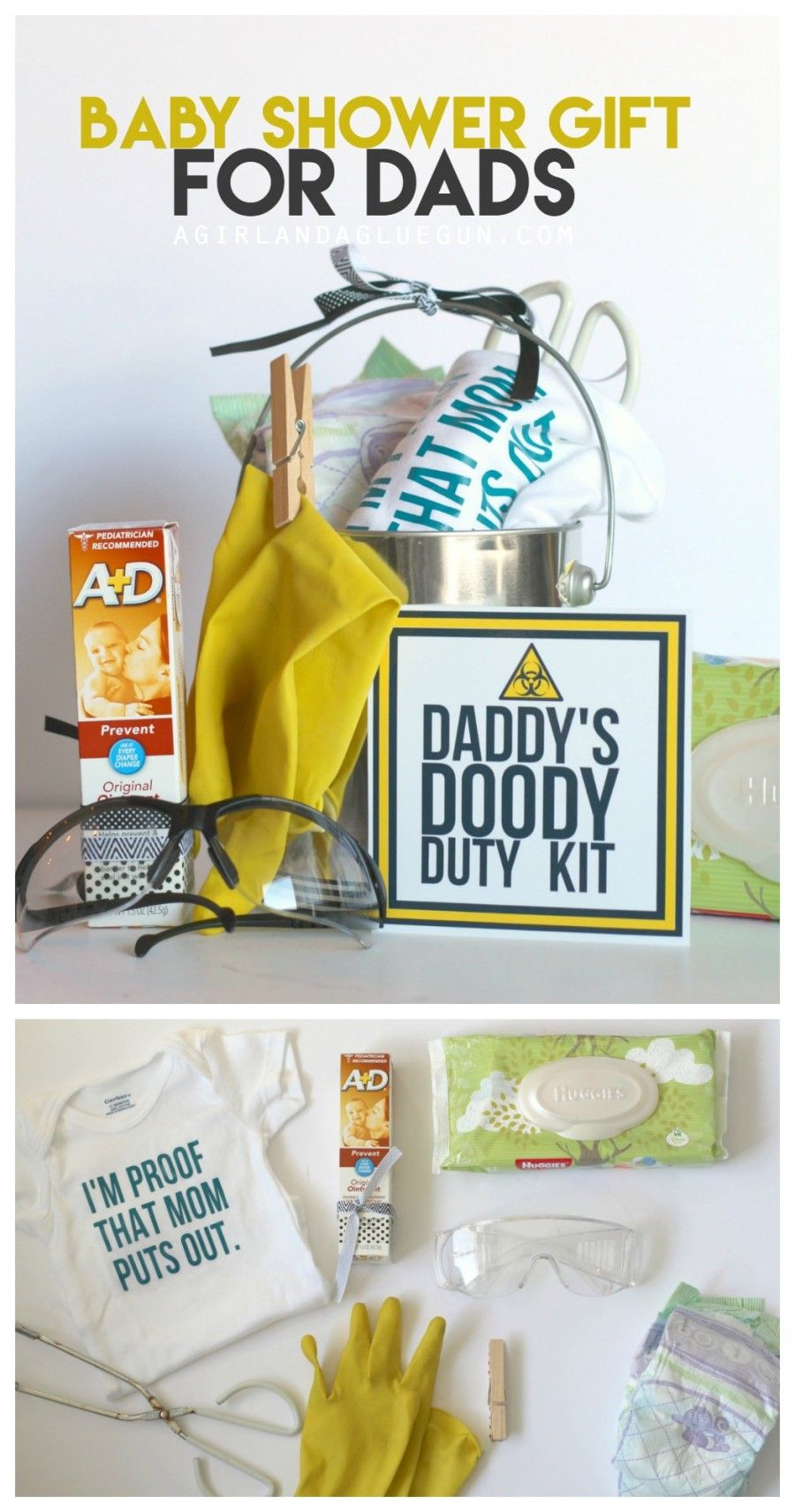 Gift For New Dad Of Baby Girl
 funny baby shower t Daddy doody duty kit