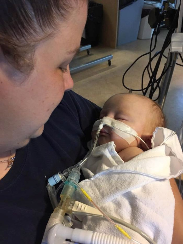 Gift For Sick Baby In Hospital
 Victoria mom urges vaccination as sick baby girl suffers