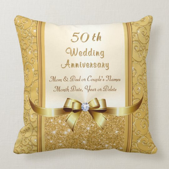 Gift Ideas For 50th Wedding Anniversary
 50th Wedding Anniversary Gift Ideas for Parents Throw