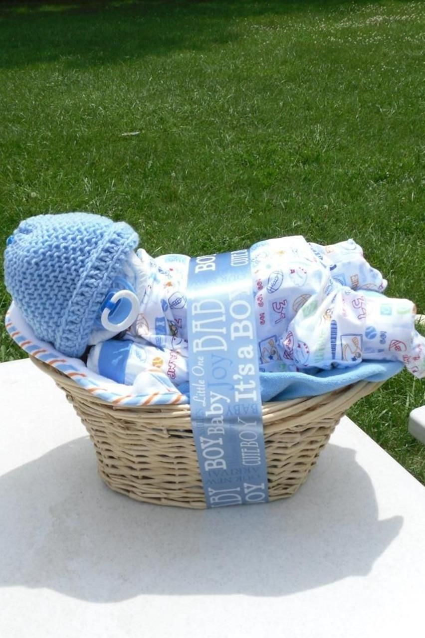 Gift Ideas For A Newborn Baby Boy
 DIY Baby Shower Gift Basket Ideas 24
