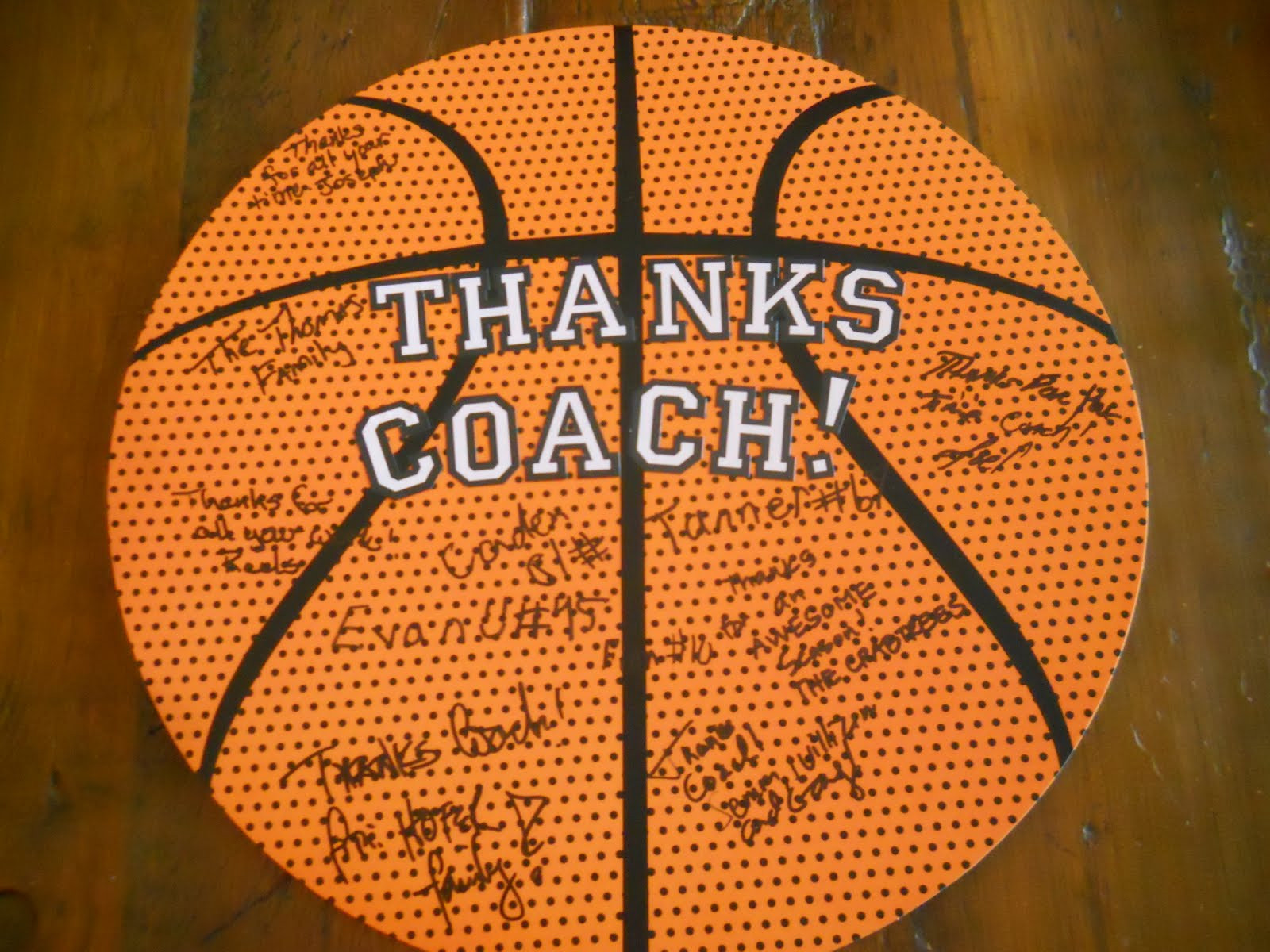 Gift Ideas For Basketball Coaches
 Susan Crabtree Coach & team ts