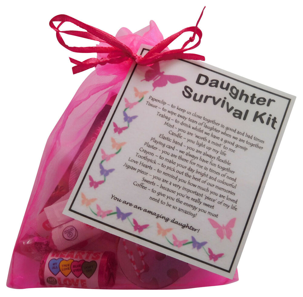 Gift Ideas For Boyfriends Mom Birthday
 Daughter Survival Kit unique keepsake for your daughter