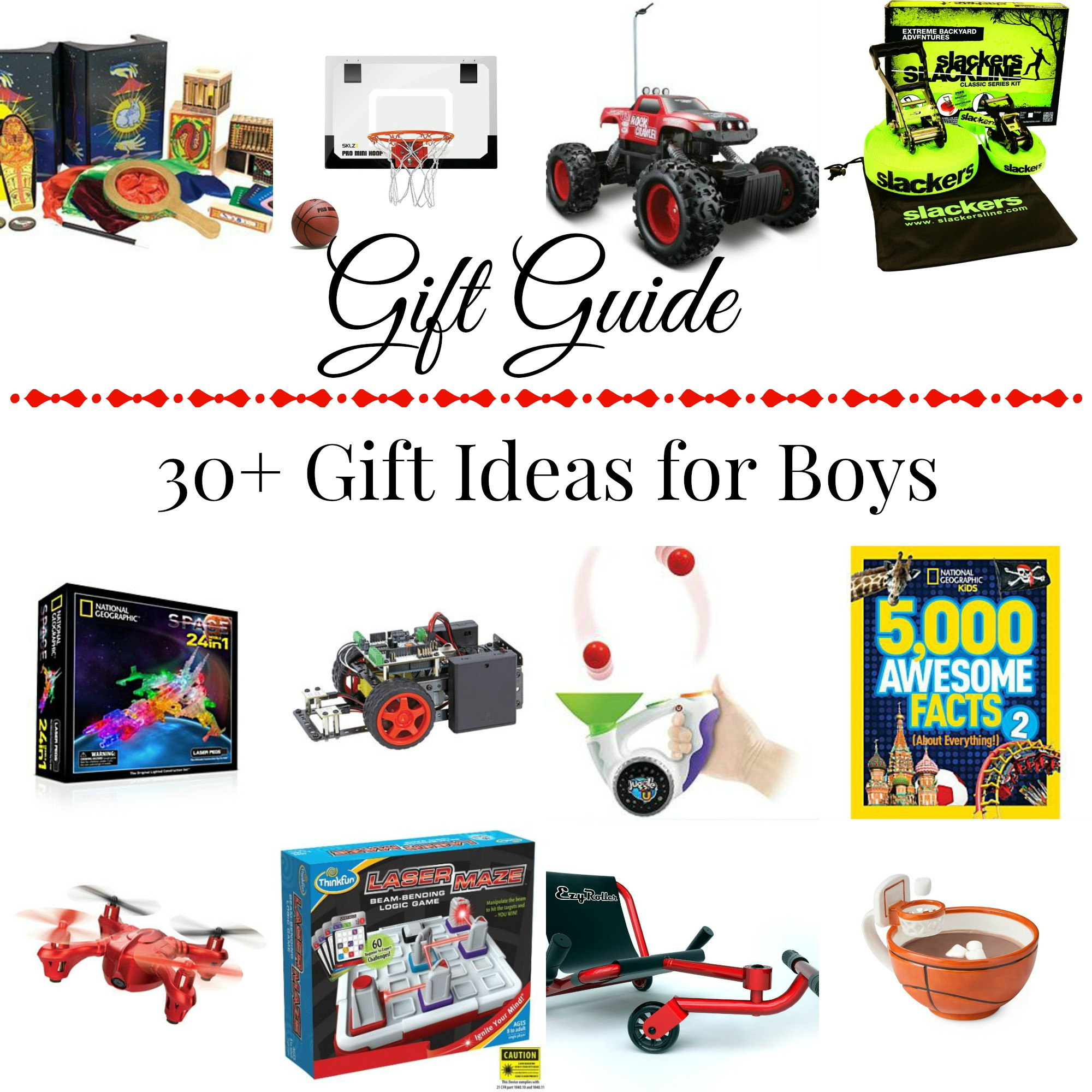 Gift Ideas For Boys
 30 Gift Ideas for Boys