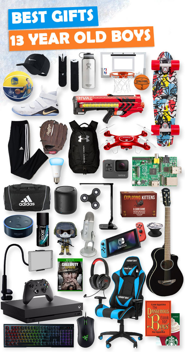 Gift Ideas For Boys
 Top Gifts for 13 Year Old Boys