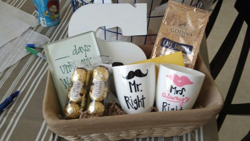 Gift Ideas For Engagement Party
 Engagement Gift Basket