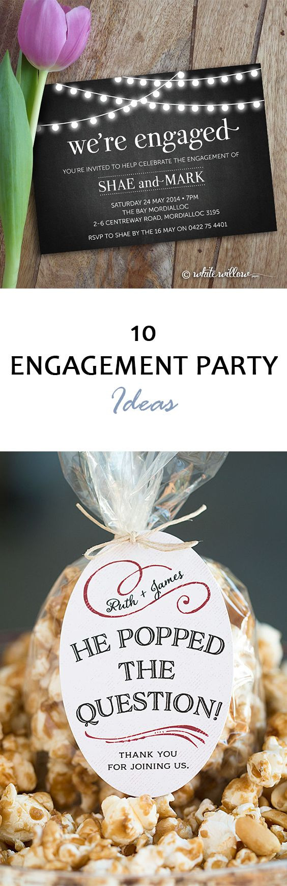 Gift Ideas For Engagement Party
 10 Engagement Party Ideas Oh My Veil