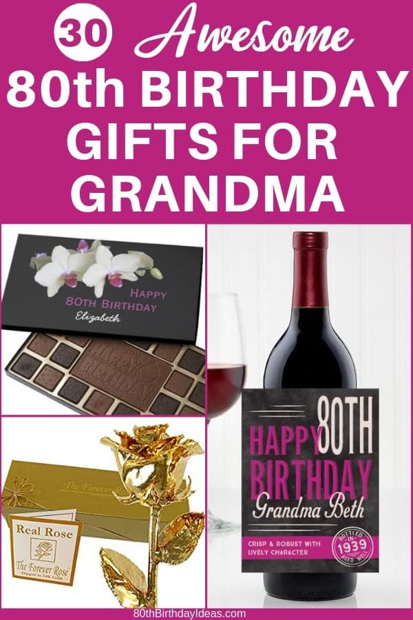 Gift Ideas For Grandmothers Birthday
 80th Birthday Gift Ideas for Grandma
