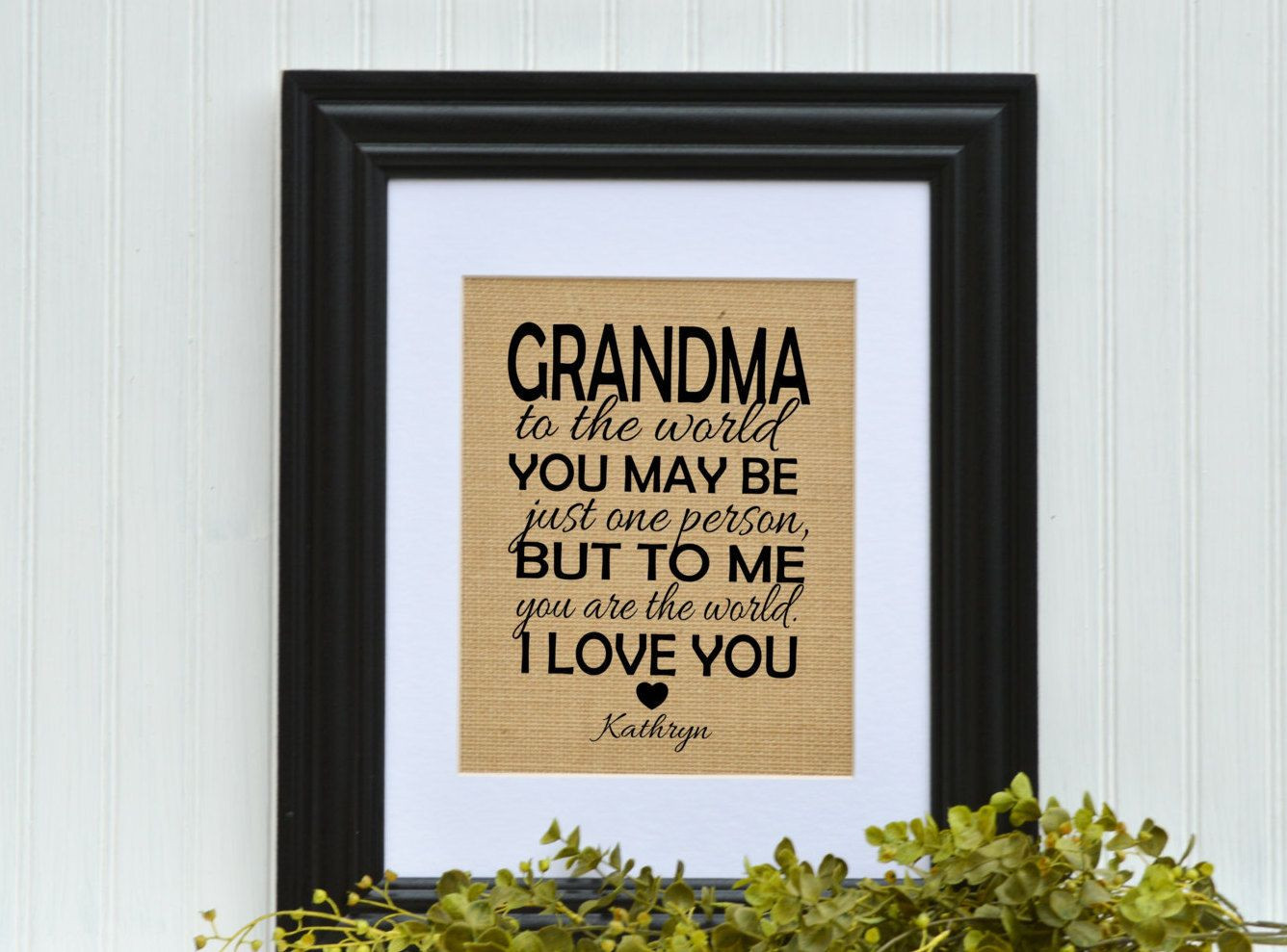Gift Ideas For Grandmothers Birthday
 Grandmother Gift Unique Gift Idea Grandma Birthday Gift