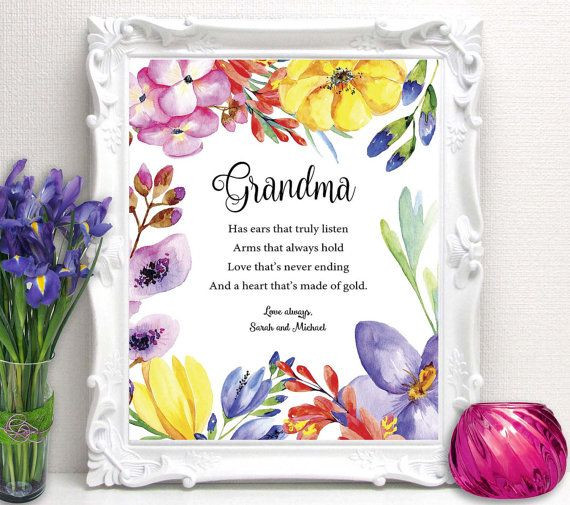 Gift Ideas For Grandmothers Birthday
 38 best images about Gift Ideas for Grandma & Grandpa on