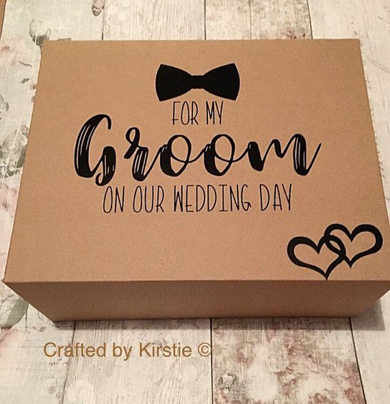 Gift Ideas For Husband On Wedding Day
 Groom box Groom t husband to be t Gift for my