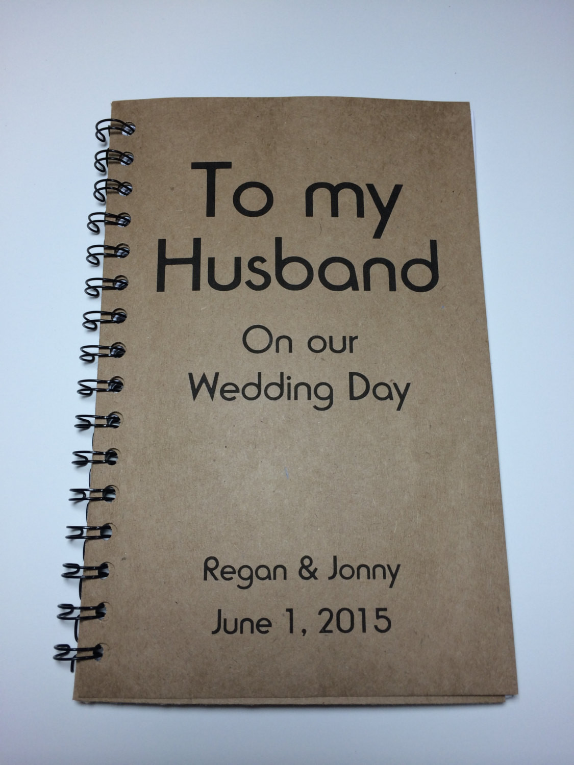 Gift Ideas For Husband On Wedding Day
 To my Husband on our Wedding Day Journal Notebook