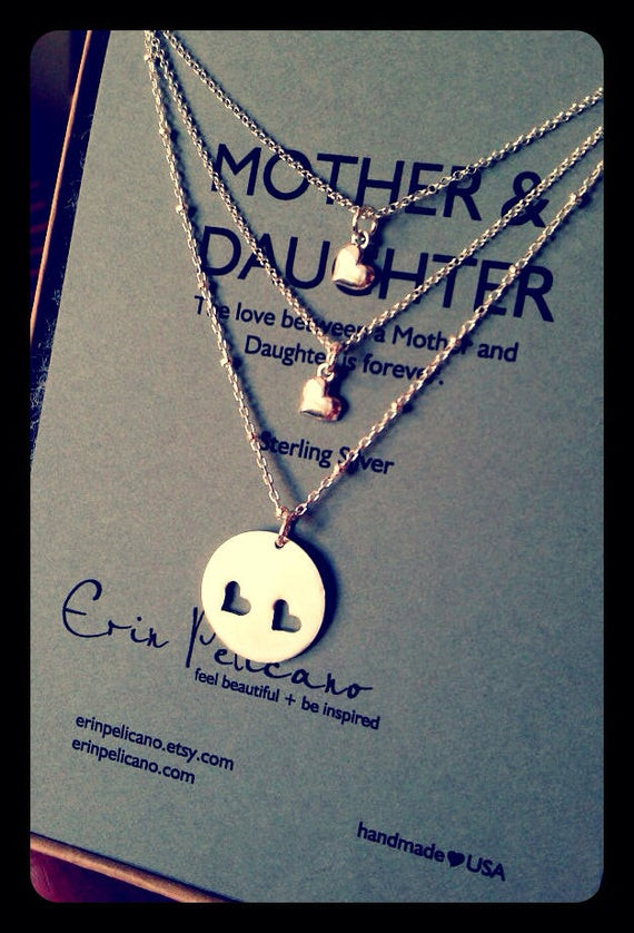 Gift Ideas For Mother And Daughter
 Mother Daughter Necklace Mother Daughter Jewelry by