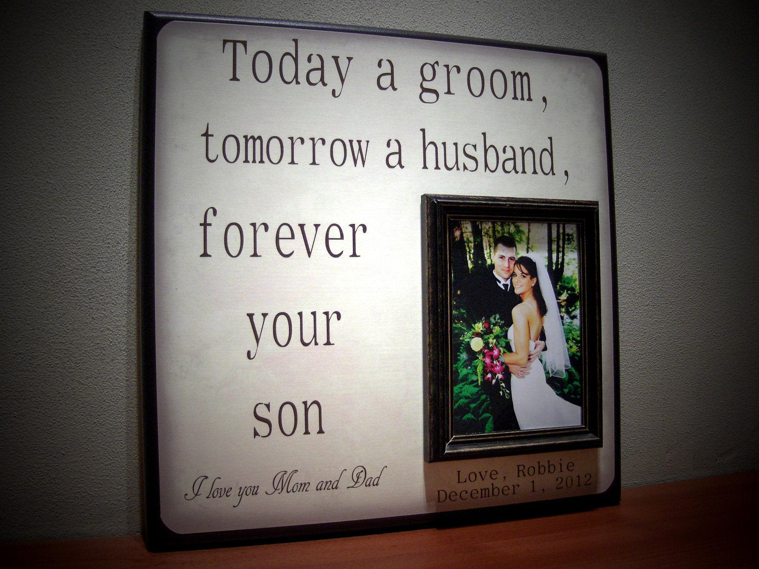 Gift Ideas For Mother Of The Groom
 Mother of the Groom Gift Father of the Groom by