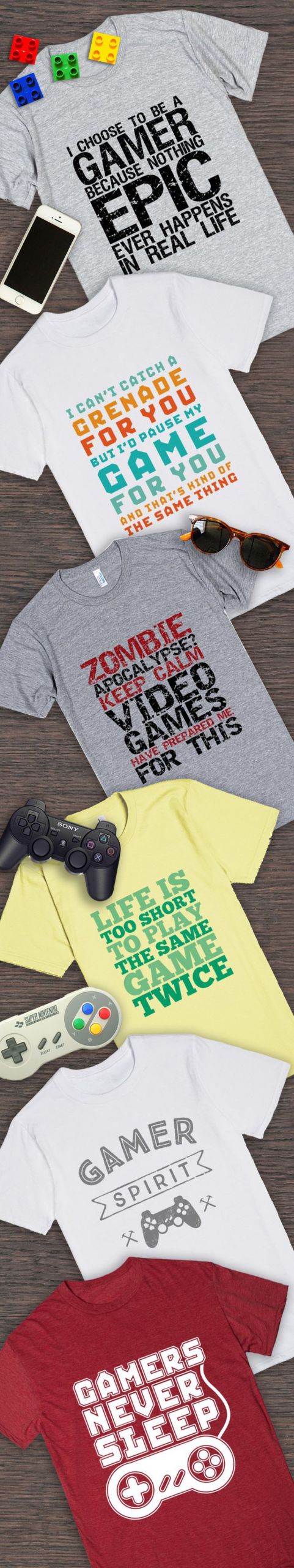 Gift Ideas For Nerdy Boyfriend
 Funny and cool t shirt for geek and gamer Gift ideas for