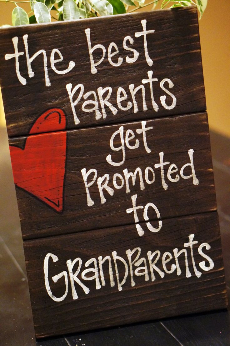 Gift Ideas For New Grandbaby
 The best parents promoted to grandparents reclaimed