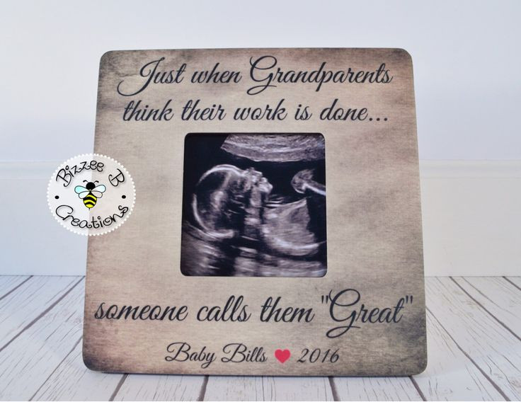 Gift Ideas For New Grandbaby
 Gift for Great Grandparents To Be Just When Grandparents