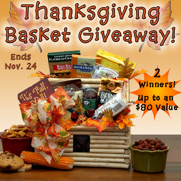 Gift Ideas For Thanksgiving Dinner
 Thanksgiving Gift Basket Giveaway 2 Winners