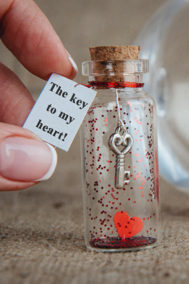 Gift Ideas Girlfriend
 Personalized Gift for Girlfriend Message in a Bottle Gift
