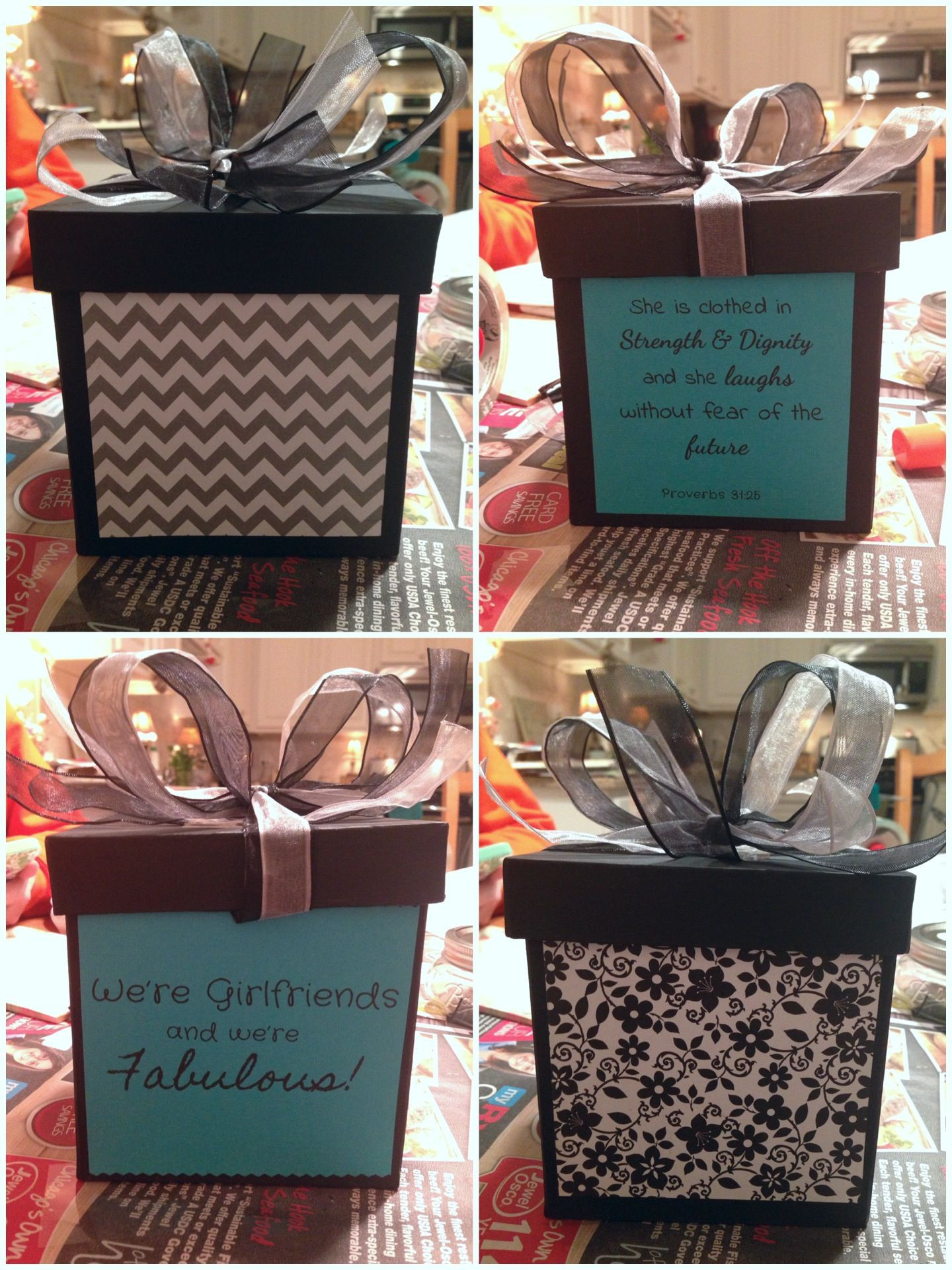 Gifts For 18th Birthday
 DIY Gift box I made for my friends 18th Birthday
