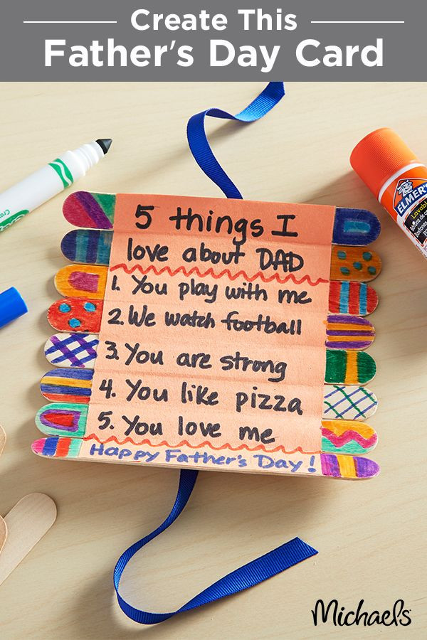 Gifts For Daddy From Kids
 Father s day craft stick roll up card