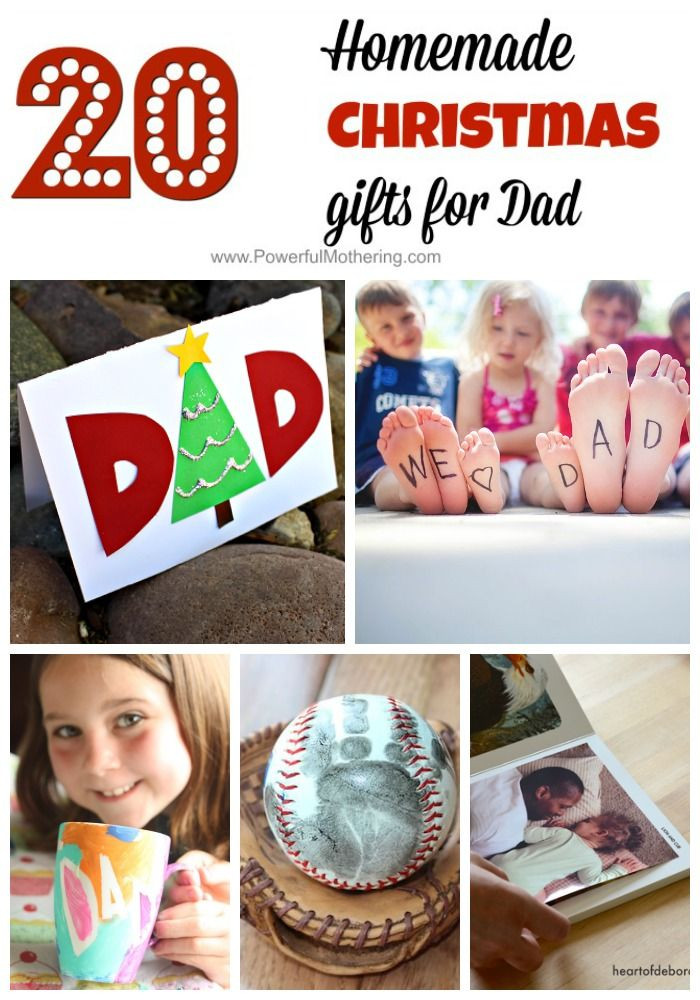 Gifts For Daddy From Kids
 Homemade Christmas Gifts for Dad So Thoughtful