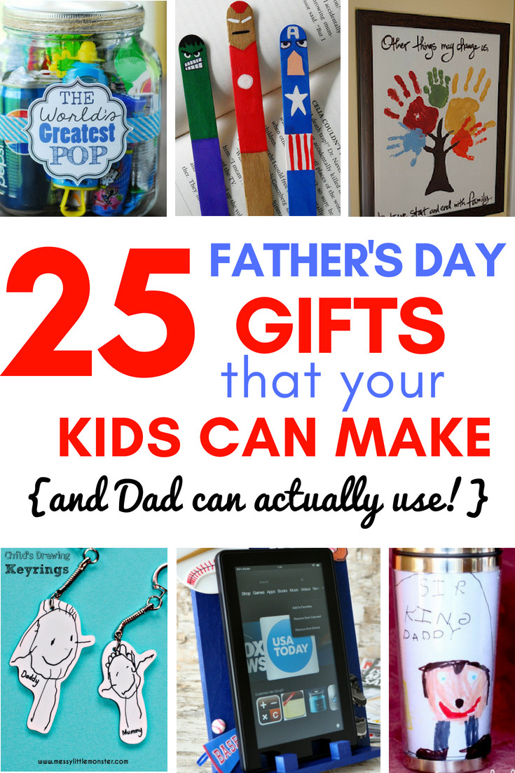 Gifts For Daddy From Kids
 25 Homemade Father s Day Gifts from Kids That Dad Can