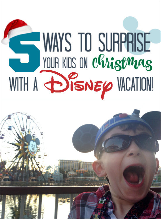 Gifts For Kids Going To Disney
 5 ways to SURPRISE your kids on Christmas with a Disney
