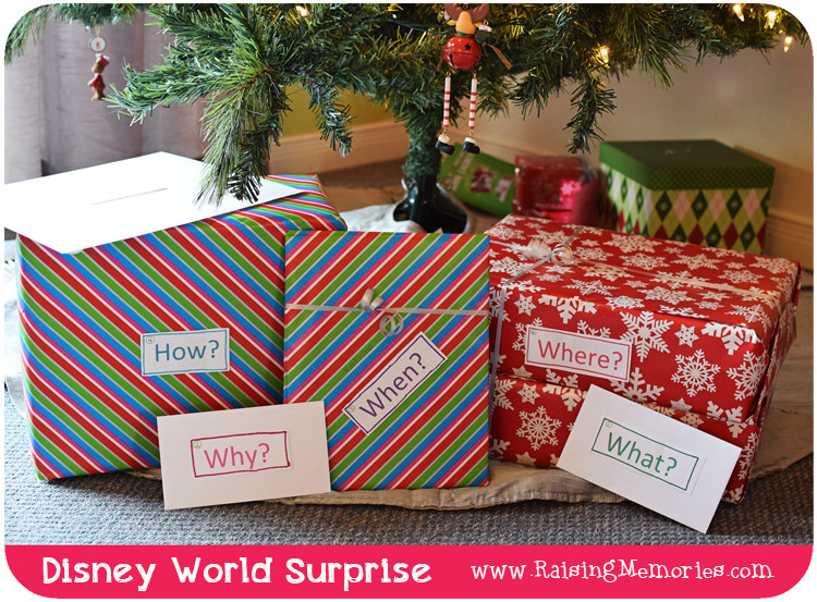 Gifts For Kids Going To Disney
 How to Surprise Your Kids on Christmas with a Trip to