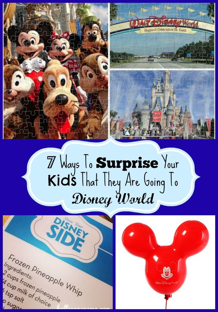 Gifts For Kids Going To Disney
 Way to Surprise Your Kids With a Trip to Disney World
