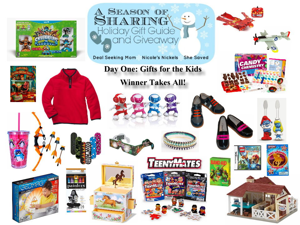 Gifts For Kids To Share
 A Season of Sharing Giveaway Day 1 Gifts for the Kids